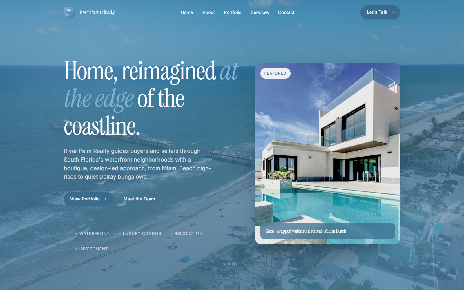 River Palm Realty — site preview